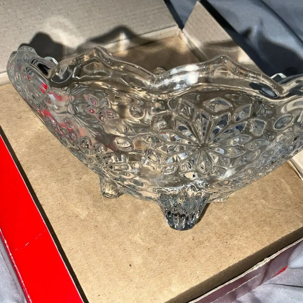 Mikasa Crystal Footed Bowl 6